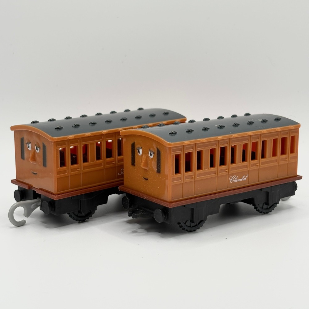 2019 Thomas & Friends Trackmaster Annie & Clarabel Coach Car Trains Works Mattel